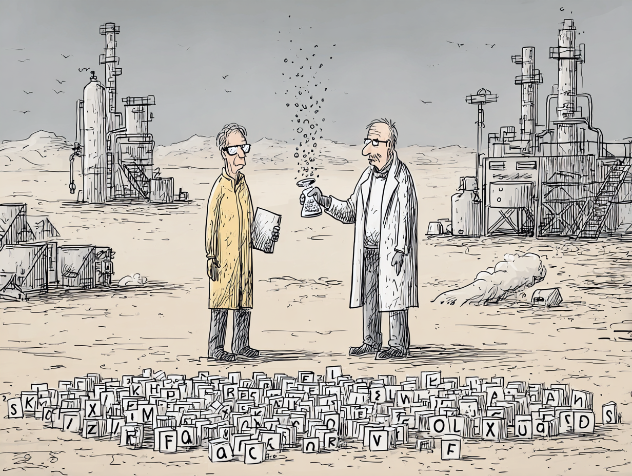 Breaking Text illustration