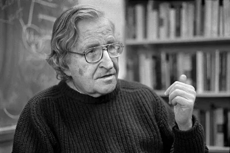 Portrait of Noam Chomsky