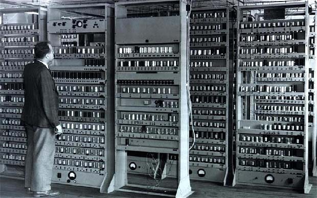 The EDSAC computer at the University Mathematical Laboratory, Cambridge, around 1949